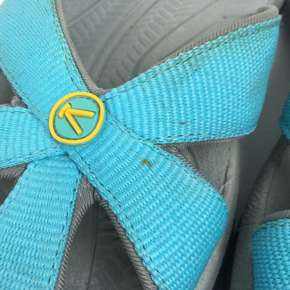 Keen Blue Slip On Women’s Sandals Sz 8/38.5 - Picture 4 of 6